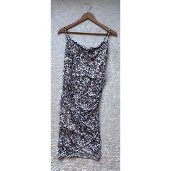 NWT BCBGENERATION Tullip Hem Floral Slip Dress - Picture 6 of 15